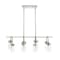 Z-Lite Calliope 8 Light Pendant, Polished Nickel & Clear 617-8L-PN - alternate 6